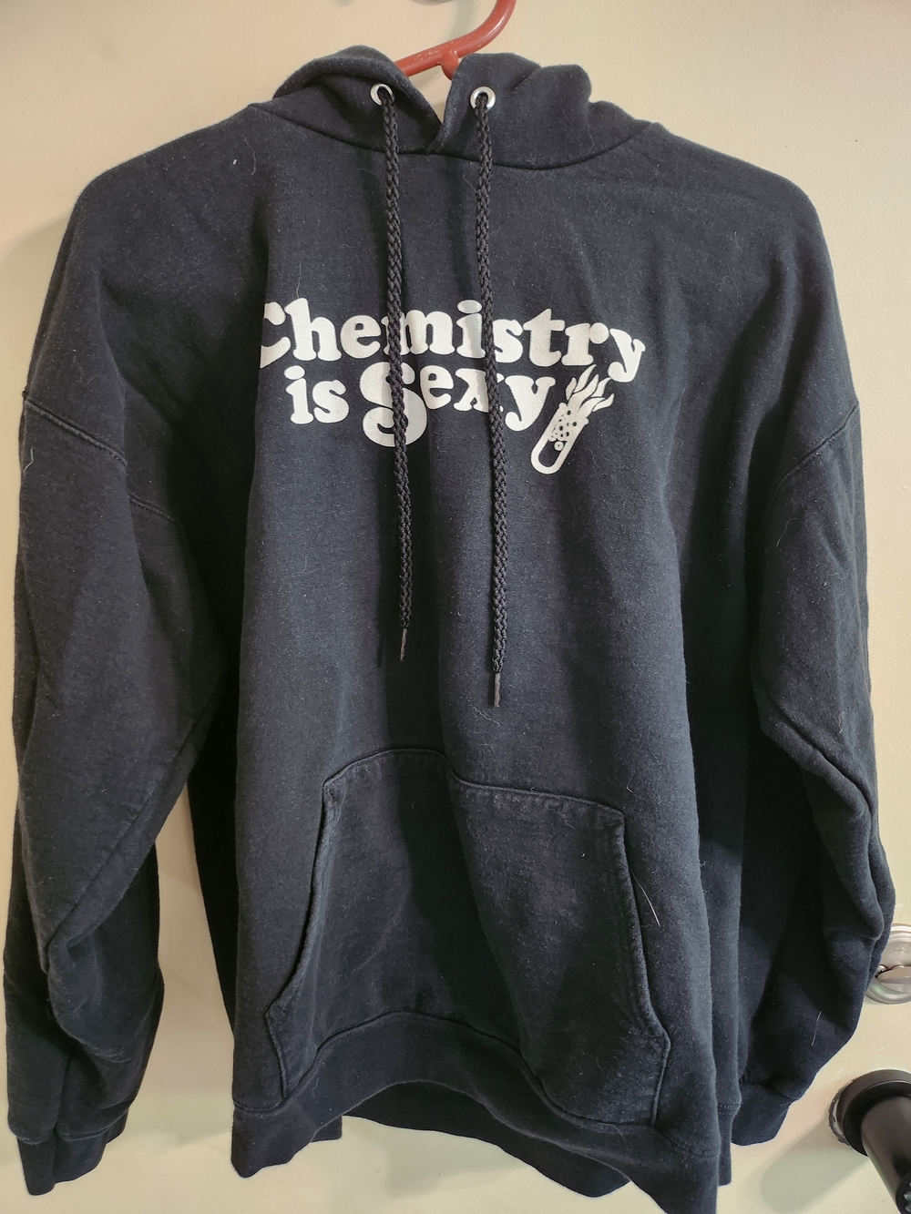 Chemistry Is Sexy Black Hoodie - Men Size: Medium USED